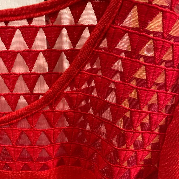 Lane Bryant 18/20 long sleeve Red Cherry Sweater - Picture 2 of 3